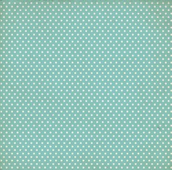 Односторонний лист бумаги MonaDesign Сладко "Голубой горох" размер 30,5х30,5 см, 190 гр/м2