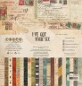 Set of double-sided CraftPaper "I've got your six" 12 sheets, size 30.5*30.5 cm, 190 gr/m2 