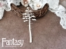 Чипборд Fantasy "Елка 3567", размер 11,8*4,5 см