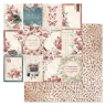 Набор бумаги 20х20 см "Багряный винтаж", 12 листов (ScrapMania)