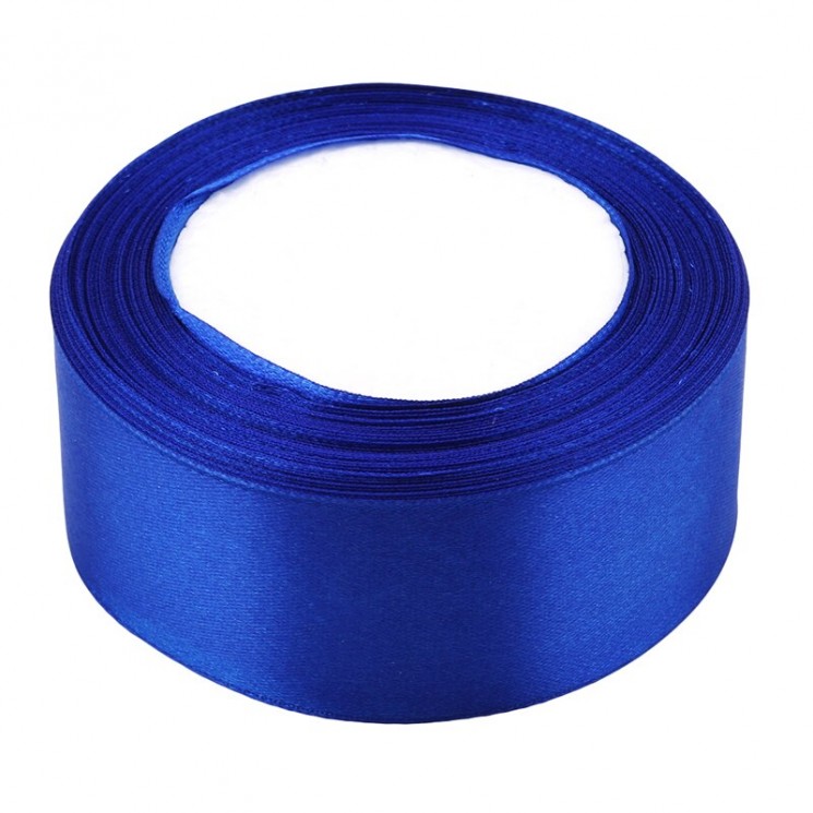 Satin ribbon "Blue", width 2 cm, length 5.6 m