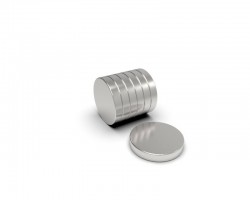 Round magnet, diameter 10 mm, thickness 1.5 mm, 1 piece