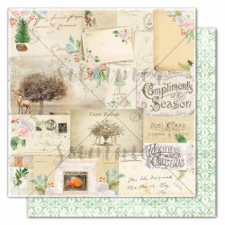 Double-sided sheet of paper Summer Studio Winter traditions 