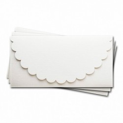 The basis for the gift envelope No. 1, Color white, texture 