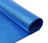 Foamiran glitter "Blue", size 20x30 cm, thickness 2 mm