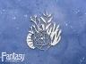 Чипборд Fantasy «Теплое море (Кораллы с розой) 2887» размер 7*8 см