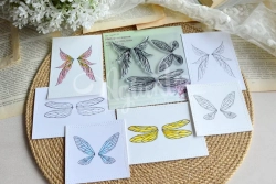 Набор штампов "На крыльях" от AgiArt