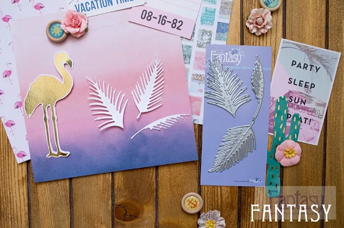 Ножи для вырубки Fantasy "Тропик-4" размер от 5,4х1 до 5,7х4,8 см