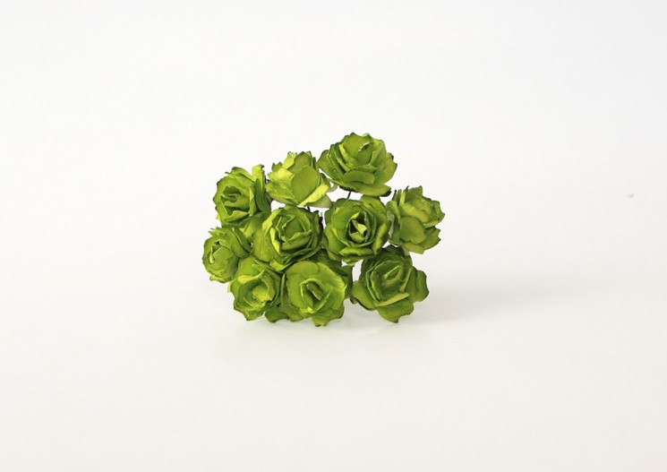 Roses "Lime Green" size 2.5 cm, 1 pc