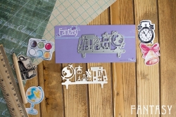 Нож для вырубки Fantasy " Школьная полка 1", размер 7,5х5 см