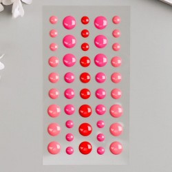 Набор эмалевых стикеров Рукоделие "Розовые мечты"45 элементов