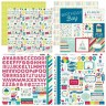 Echo Park "Birthday Wishes Boy" double-sided paper set, 12 sheets, size 30x30 cm, 180g /m2