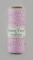 BAKERS TWINE cord 1 mm, color pink, length 1 m