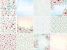 Set of double-sided paper Factory Decor "Peony garden", 10 sheets, size 20x20 cm, 200 gr/m2