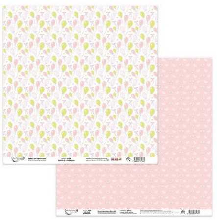 Double-sided sheet of paper Mr. Painter "Marshmallow-2" size 30. 5X30. 5 cm, 190g/m2