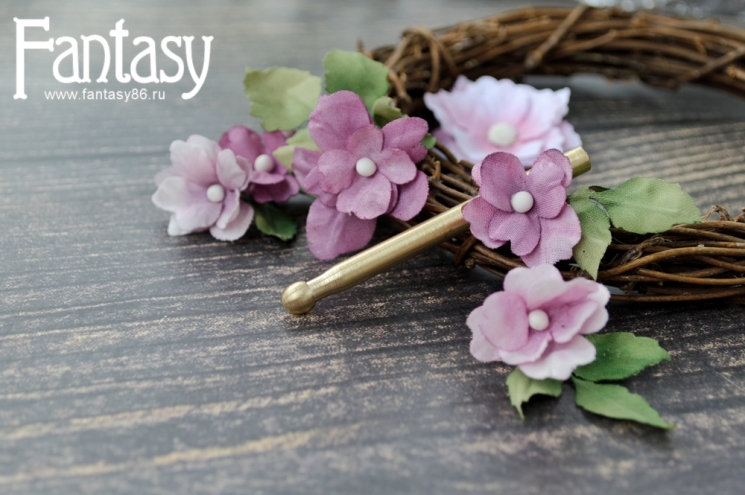 Булька Fantasy для цветов, размер 7 мм, латунь