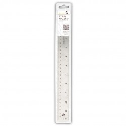 30 cm metal ruler with non-slip base Docrafts