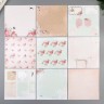 Набор двусторонней бумаги Fleur Design "Цветущая весна", 24 листов, размер 15х15 см, 190 гр/м2