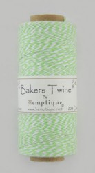 BAKERS TWINE cord 1 mm, color green, length 1 m