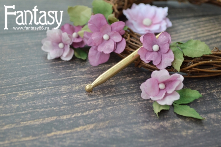 Булька Fantasy для цветов, размер 5 мм, латунь