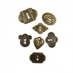 Set of jewelry for scrapbooking (Metal charms) 