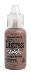 Контур-клей с блестками "Distress Stickles" Tim Holtz, цвет античная бронза, 18 мл