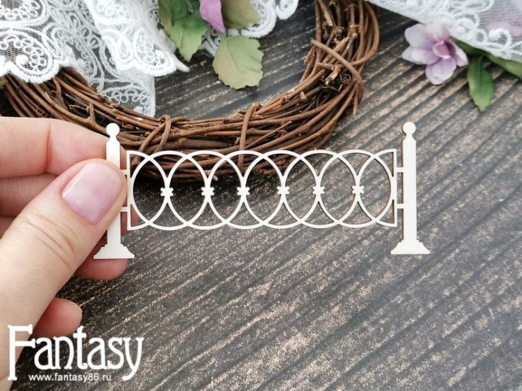Чипборд Fantasy "Забор 3782" размер 10*4 см