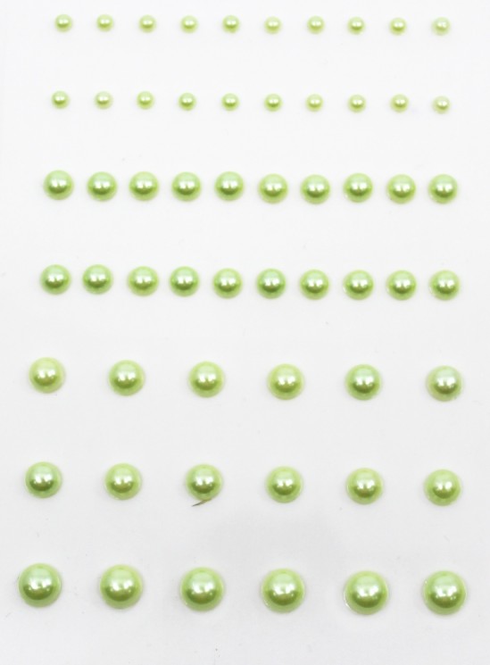 Set of Mr. Painter "Light green" glue half-shells, 58 pcs