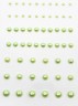 Set of Mr. Painter "Light green" glue half-shells, 58 pcs