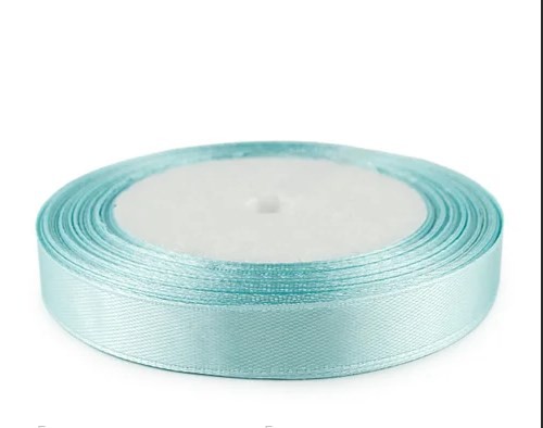 Satin ribbon "Pale blue", width 2 cm, length 5.6 m