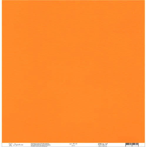 Cardstock textured color "Melon" size 30. 5X30. 5 cm, 235 g/m2