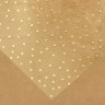 Ацетатный лист с фольгированием "Золотой горошек", размер 30,5Х30,5 см