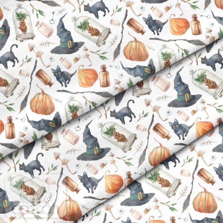 Fabric 100% cotton Poland "Halloween", size 50X50 cm
