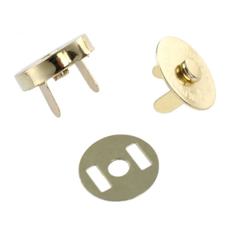 Magnetic clasp (buttons) "Gold", 1.4 cm, 1 piece