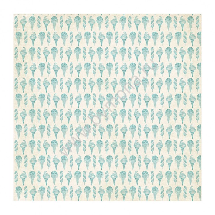One-sided sheet of paper MonaDesign Sweetly "Sweet shadows" size 30. 5x30. 5 cm, 190 g/m2
