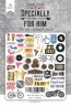 Set of die-cuts Fabrika Decoru collection "Especially for him" 78 pcs