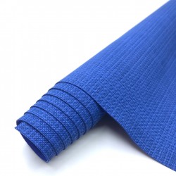 Binding leatherette with a matte blue texture, size 33*70cm, 225g/m