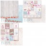 Set of double-sided paper Fleur Design "Marshmallow", 12 sheets, size 30. 5x30. 5 cm, 190 gr/m2