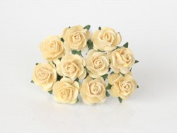 Розы "Крем-брюле" размер 1,5см, 10 шт