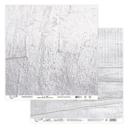 Двусторонний лист бумаги Mr. Painter "Вокруг меня. Белый-4" размер 30,5х30,5 см, 190г/м2