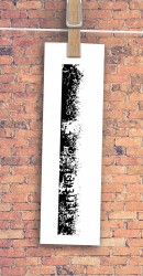 Резиновый штамп Down street "Гранж бордюр", размер 1,7Х13 см