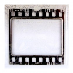 Metal frame for scrapbooking, 2 pcs, size 6X6 cm