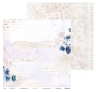 Двусторонний лист бумаги FANTASY коллекция "Сиреневый туман -1", размер 30*30см, 190 гр