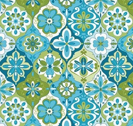 Fabric for patchwork sewing 100% cotton "Riley Blake Blue", size 50X50 cm 