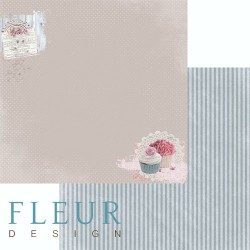 Double-sided sheet of paper Fleur Design Spring 