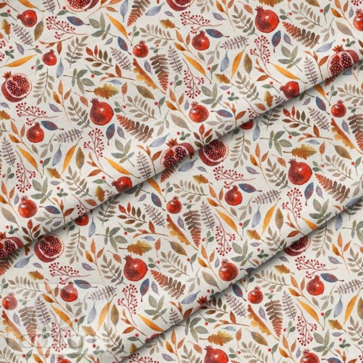 Fabric 100% cotton Poland "Pomegranates", size 50X50 cm