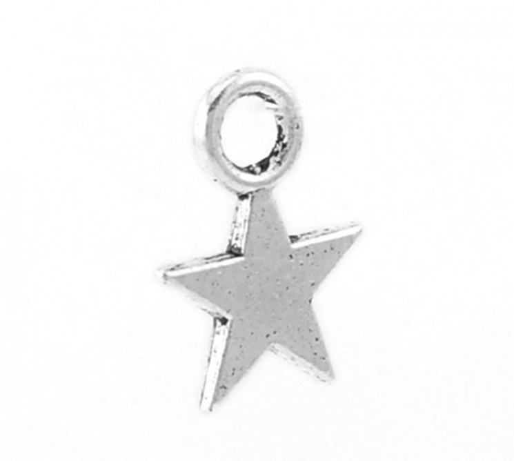 Silver "Star" pendant, size 0.7 cm, 1 pc