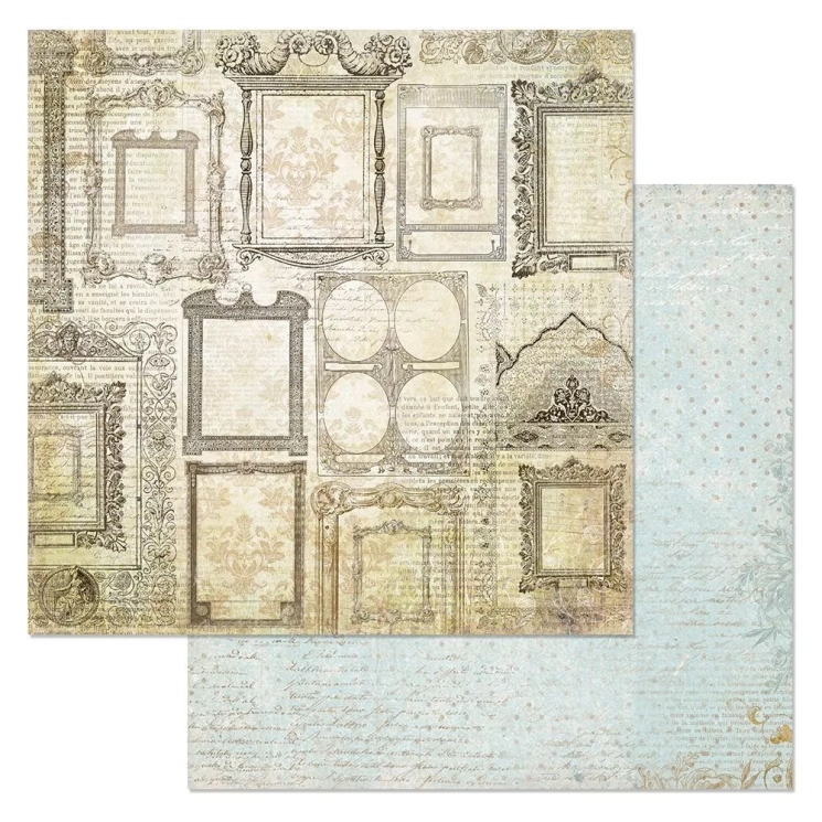 Двусторонний лист "Эхо прошлого. Галерея", размер 30*30 см, 180гр (ScrapMania) 