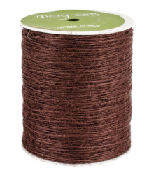 Fleecy cord 1 mm, color Brown, length 1 m