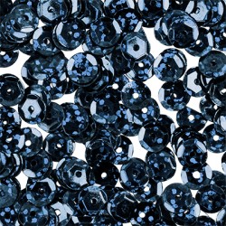 Пайетки "Zlatka" россыпью, темно синий №37, 6 мм, 10 гр